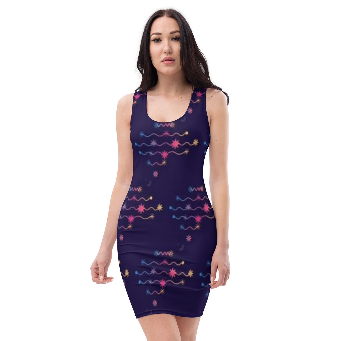 Ai abstract design Bodycon dress