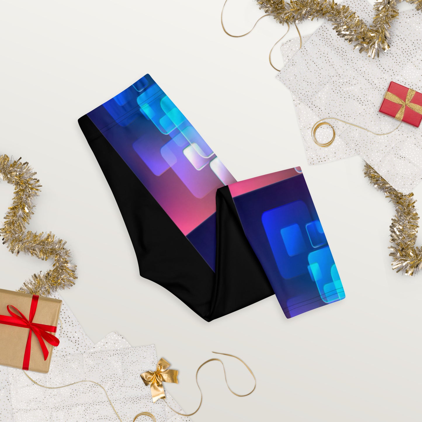 Abstract art Capri Leggings