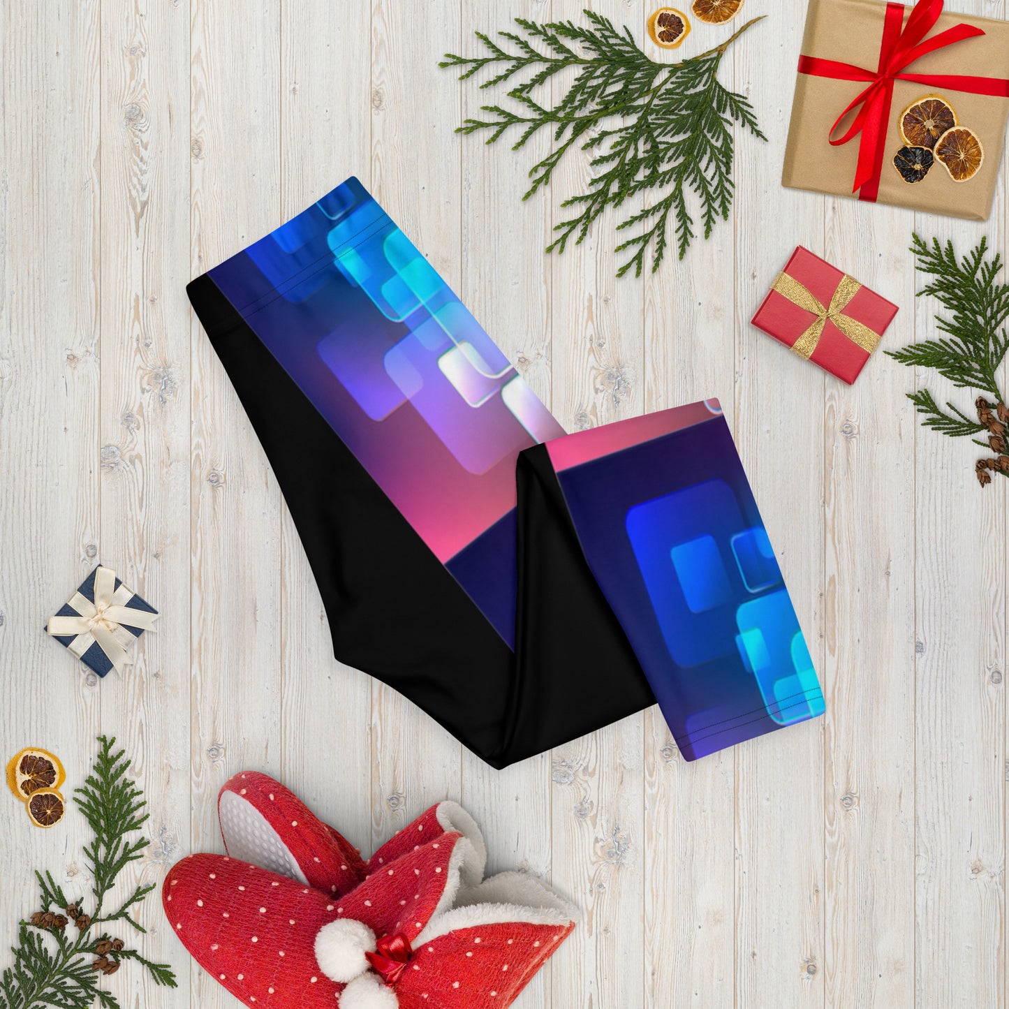 Abstract art Capri Leggings