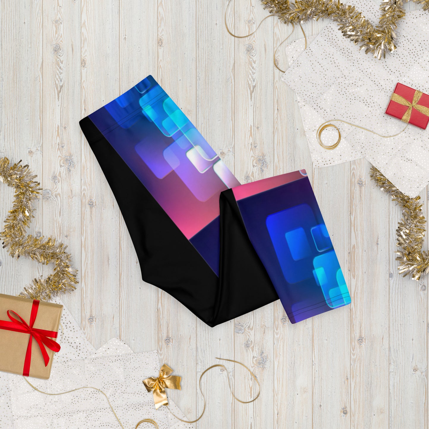 Abstract art Capri Leggings