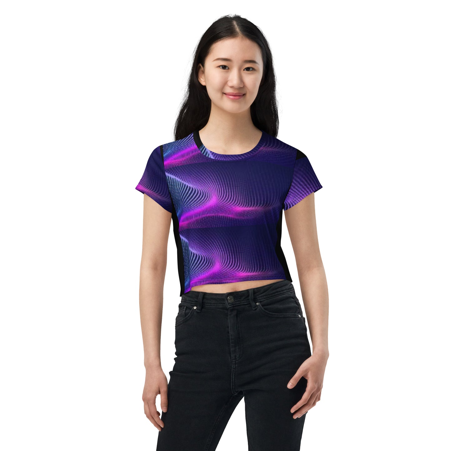 All-Over Print Crop Tee