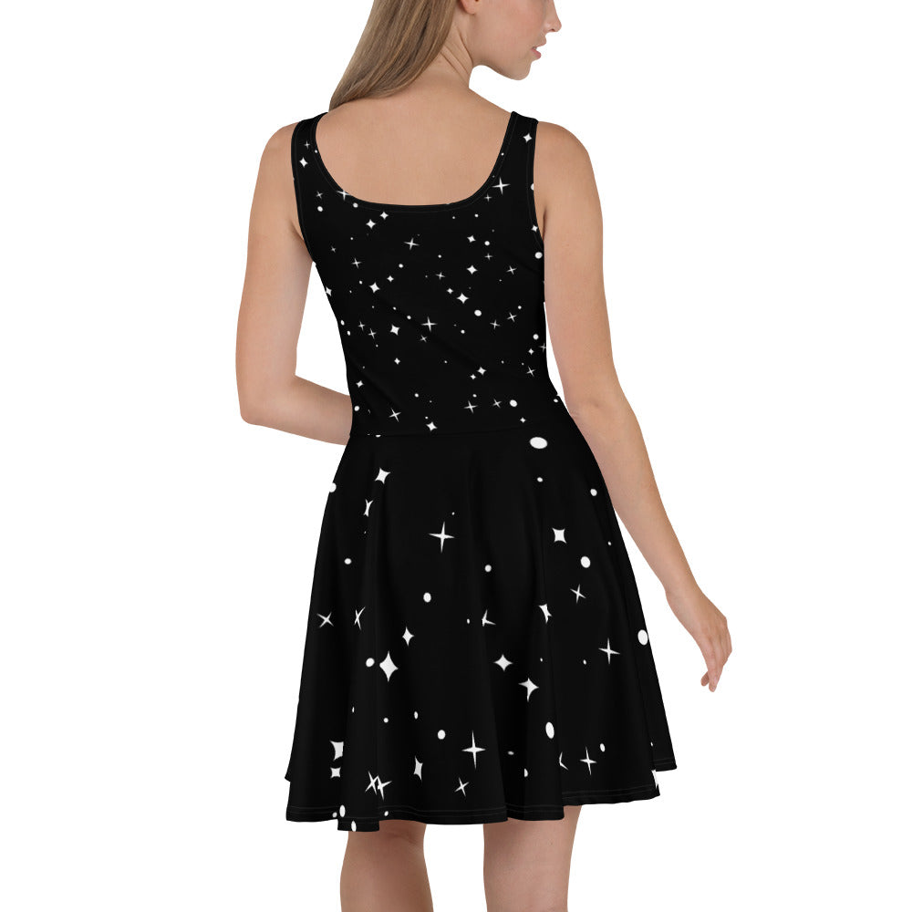 Ai abstract motif Skater Dress
