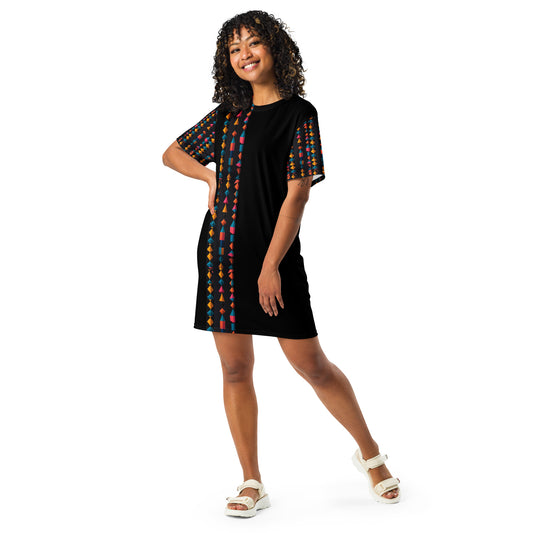 Half n Half T-shirt dress