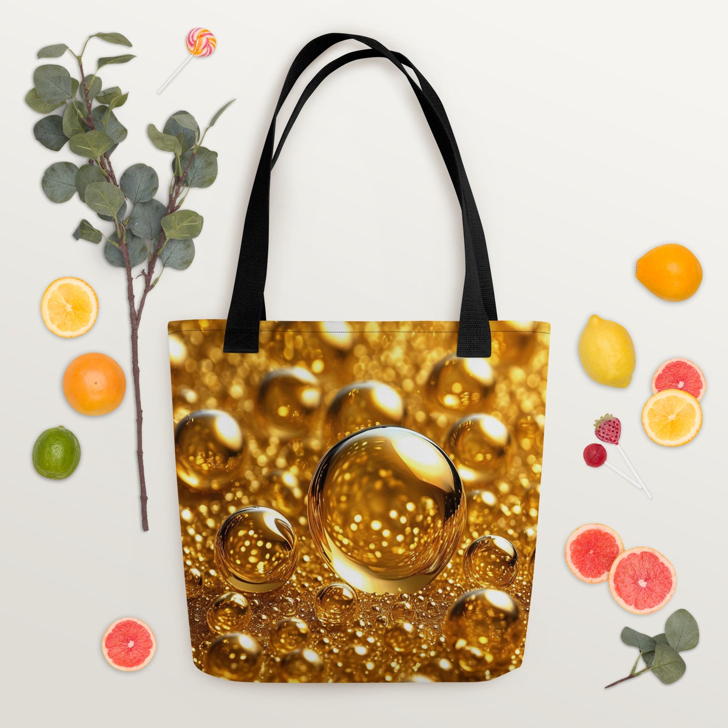 Ai Art Golden Tote bag