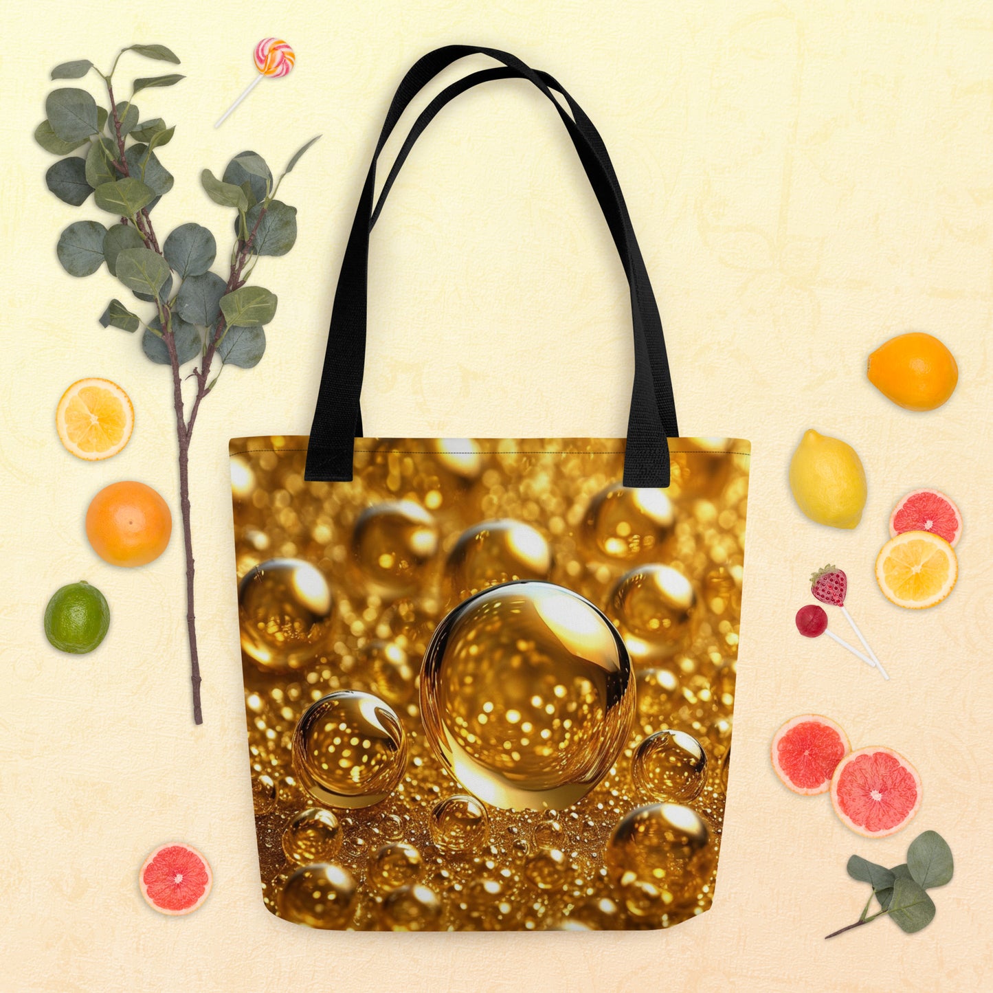 Ai Art Golden Tote bag
