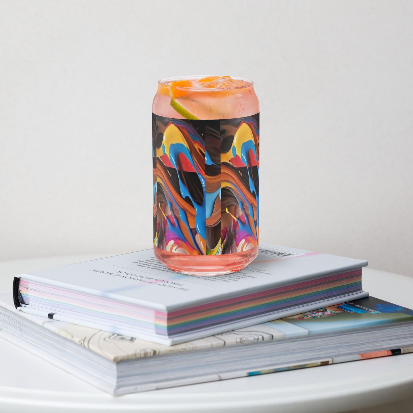 Can-shaped glass