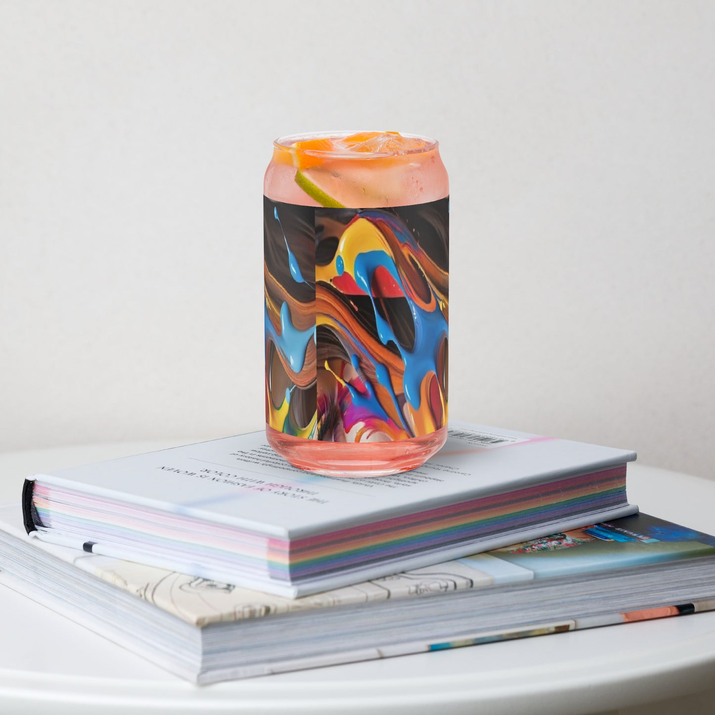 Can-shaped glass