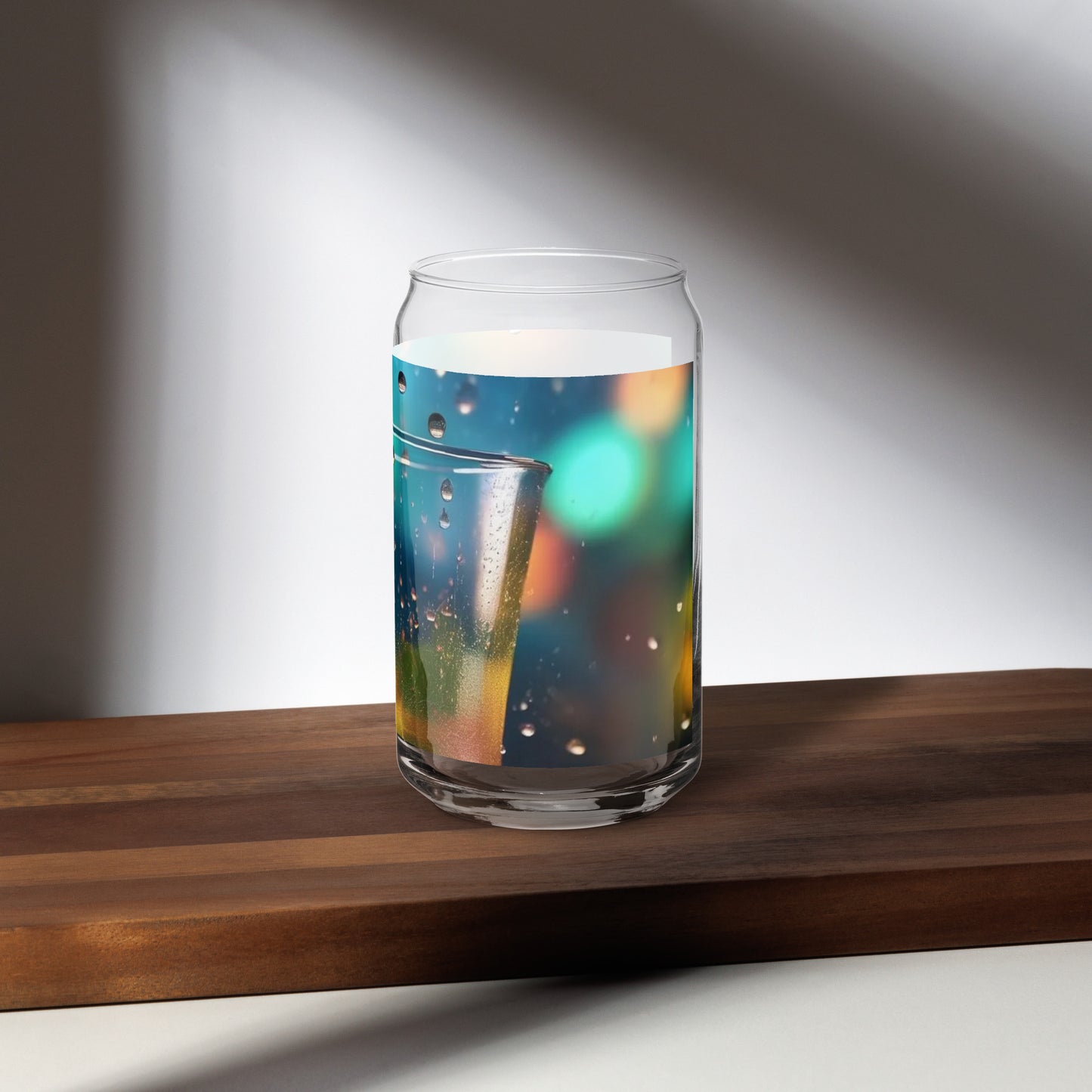 Can-shaped glass