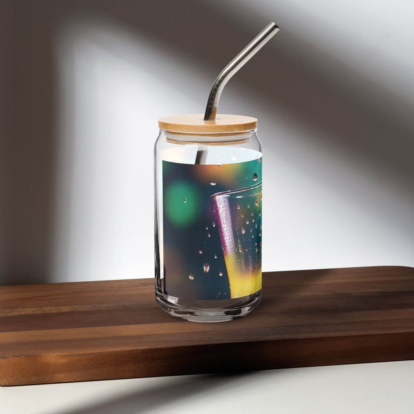 Can-shaped glass