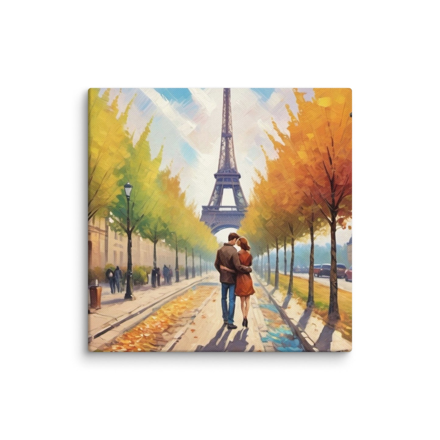 Paris Impresso ARt AI Canvas