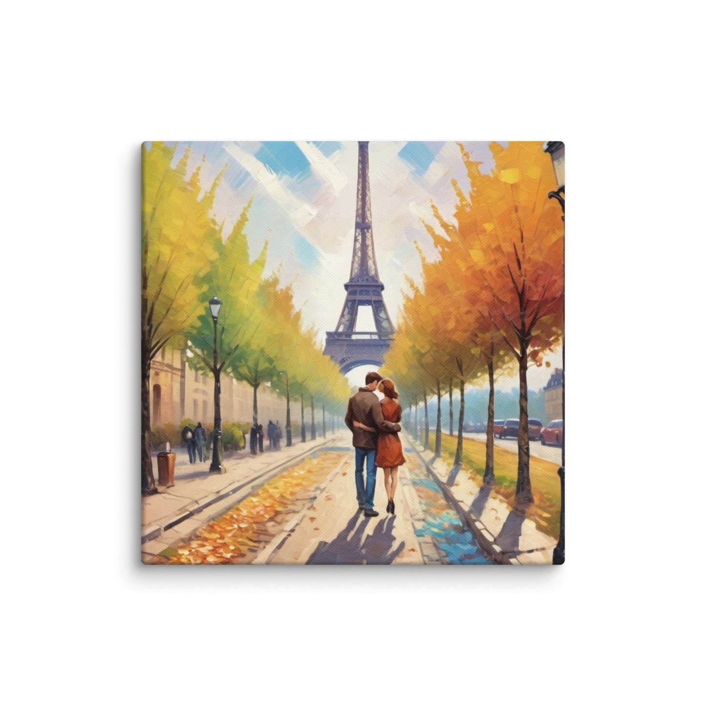 Paris Impresso ARt AI Canvas