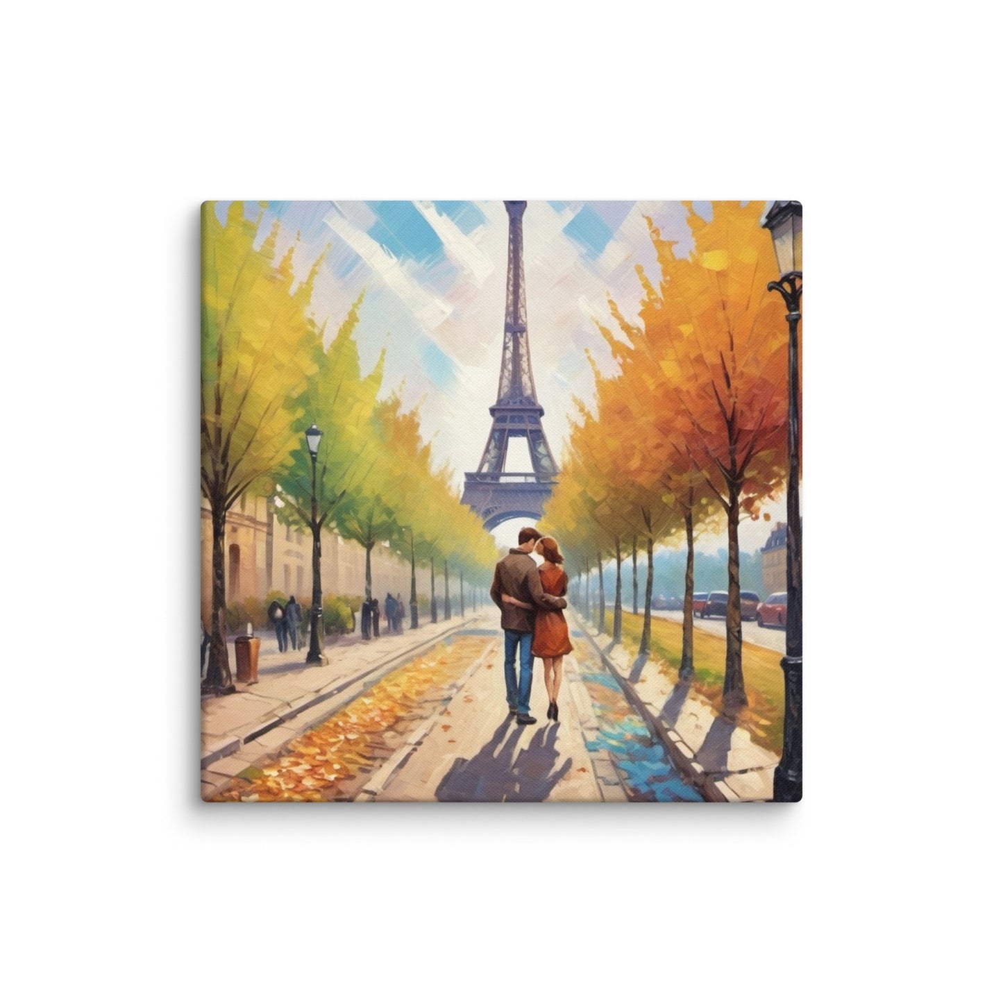 Paris Impresso ARt AI Canvas