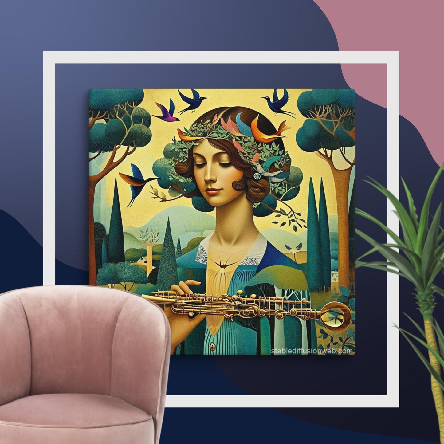 AI Fusion Art Canvas