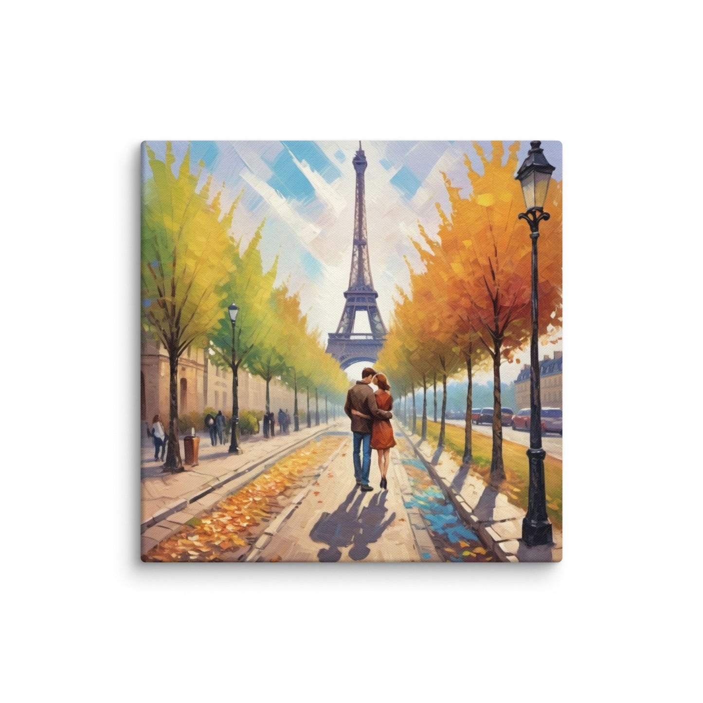 Paris Impresso ARt AI Canvas