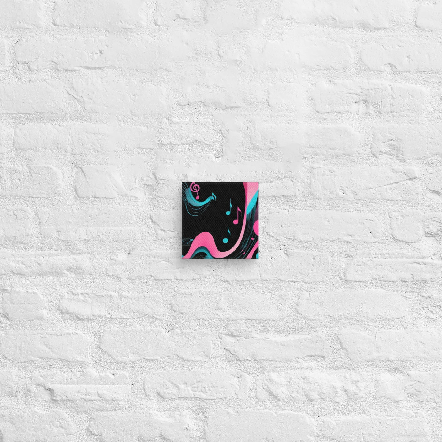Abstract Music Art Canvas - neon rhythm's