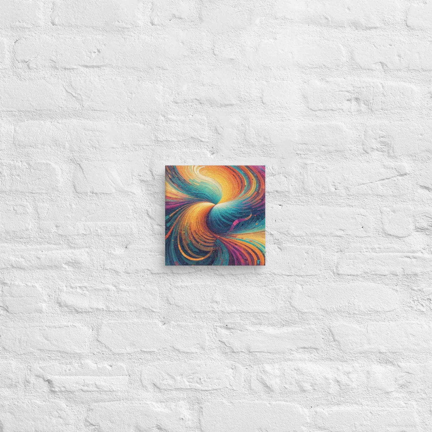Abstract AI Art Canvas