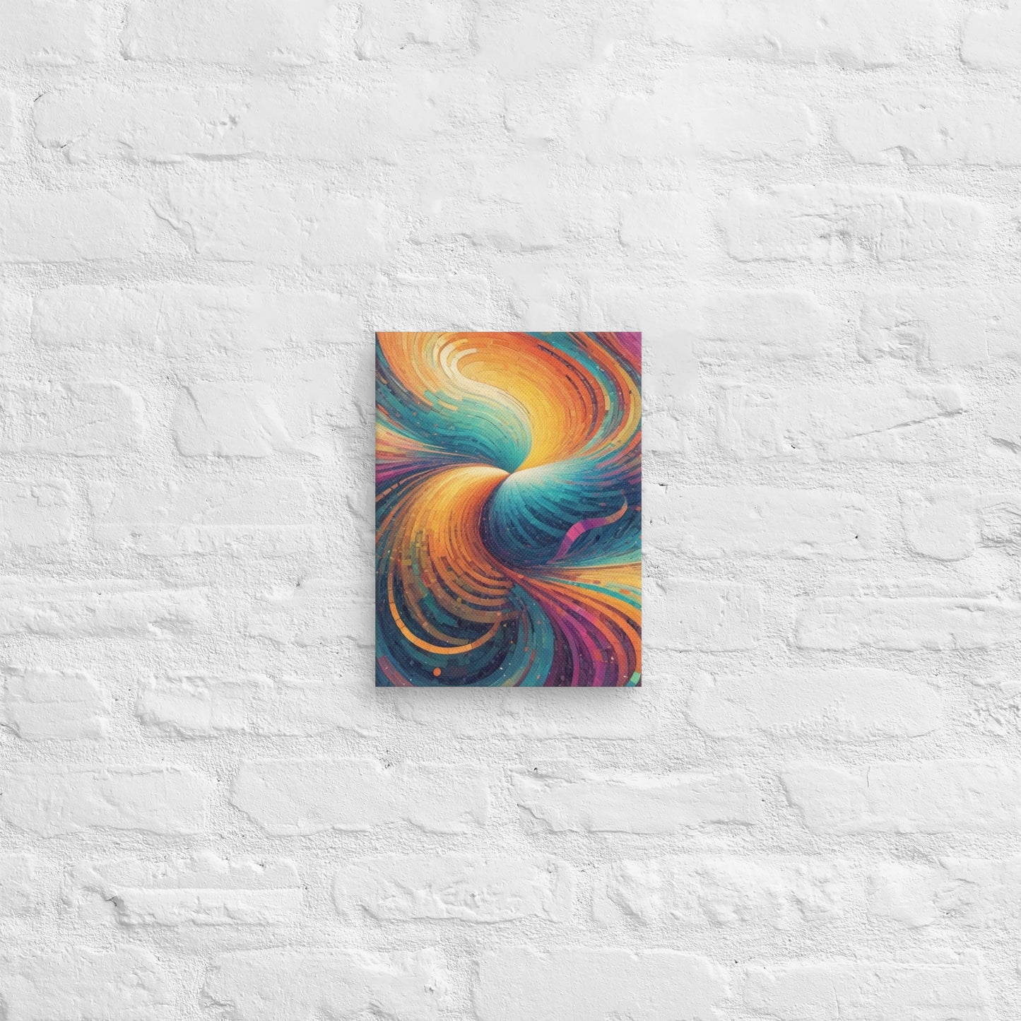 Abstract AI Art Canvas