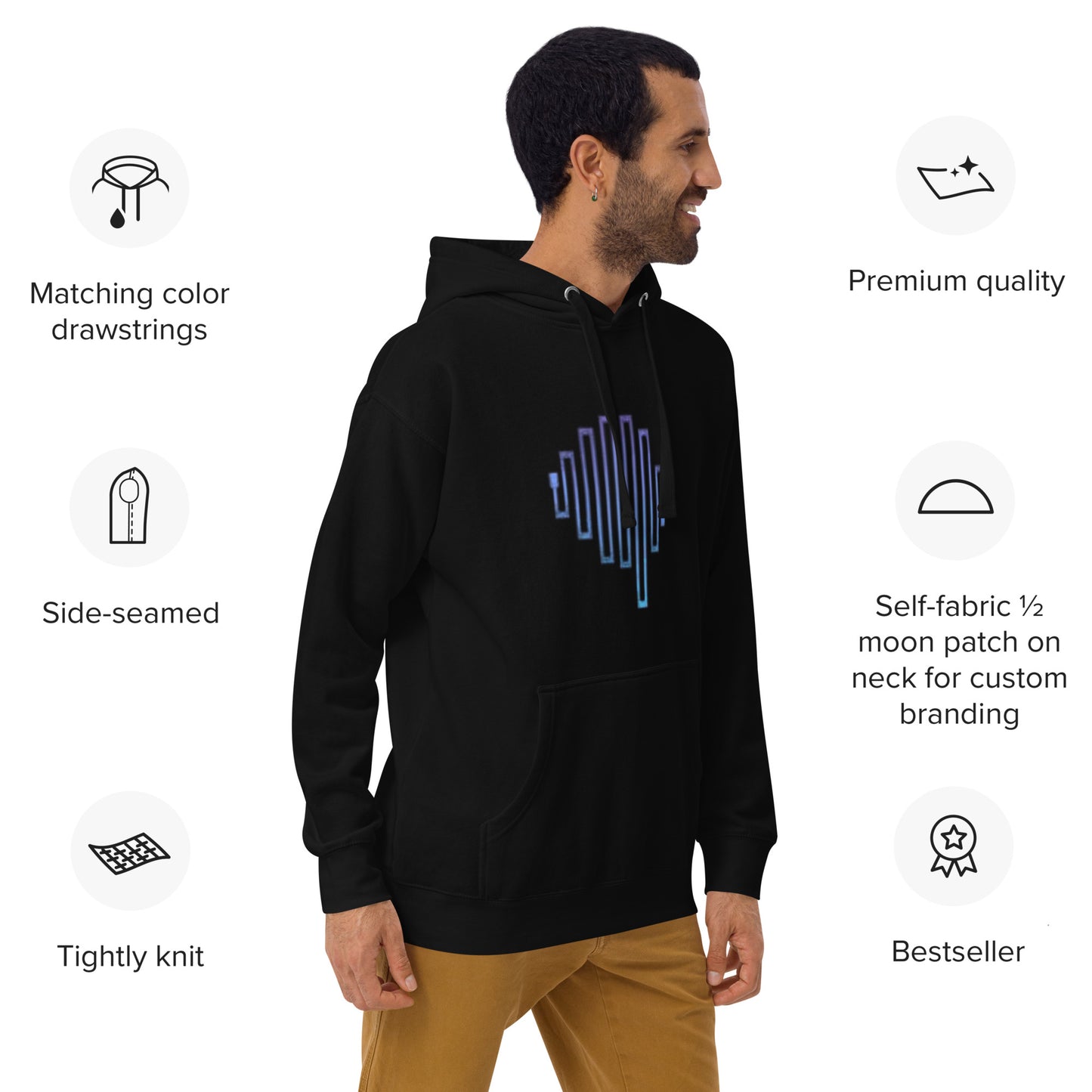AI Abstract design Unisex Hoodie