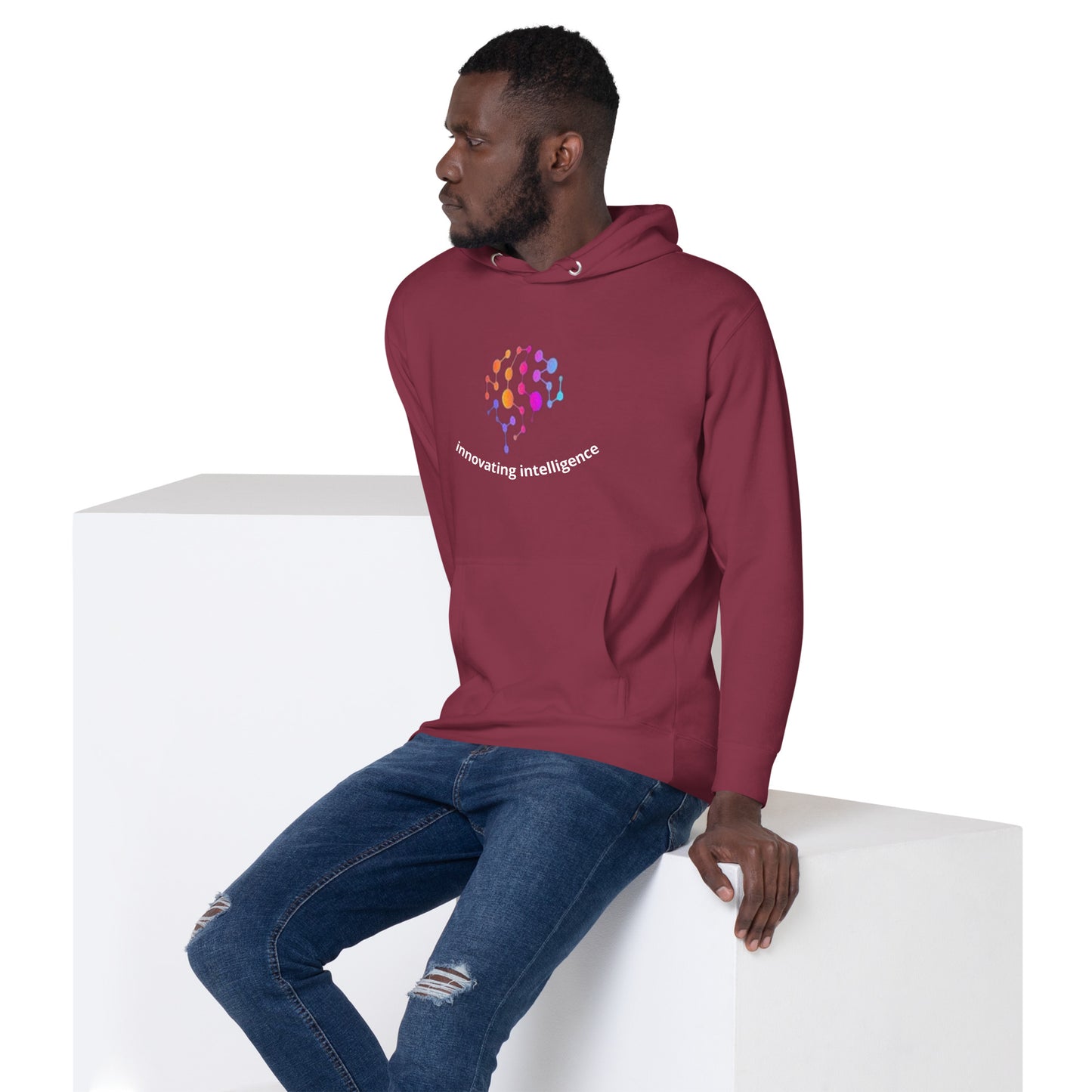 AI abstract symbol Unisex Hoodie