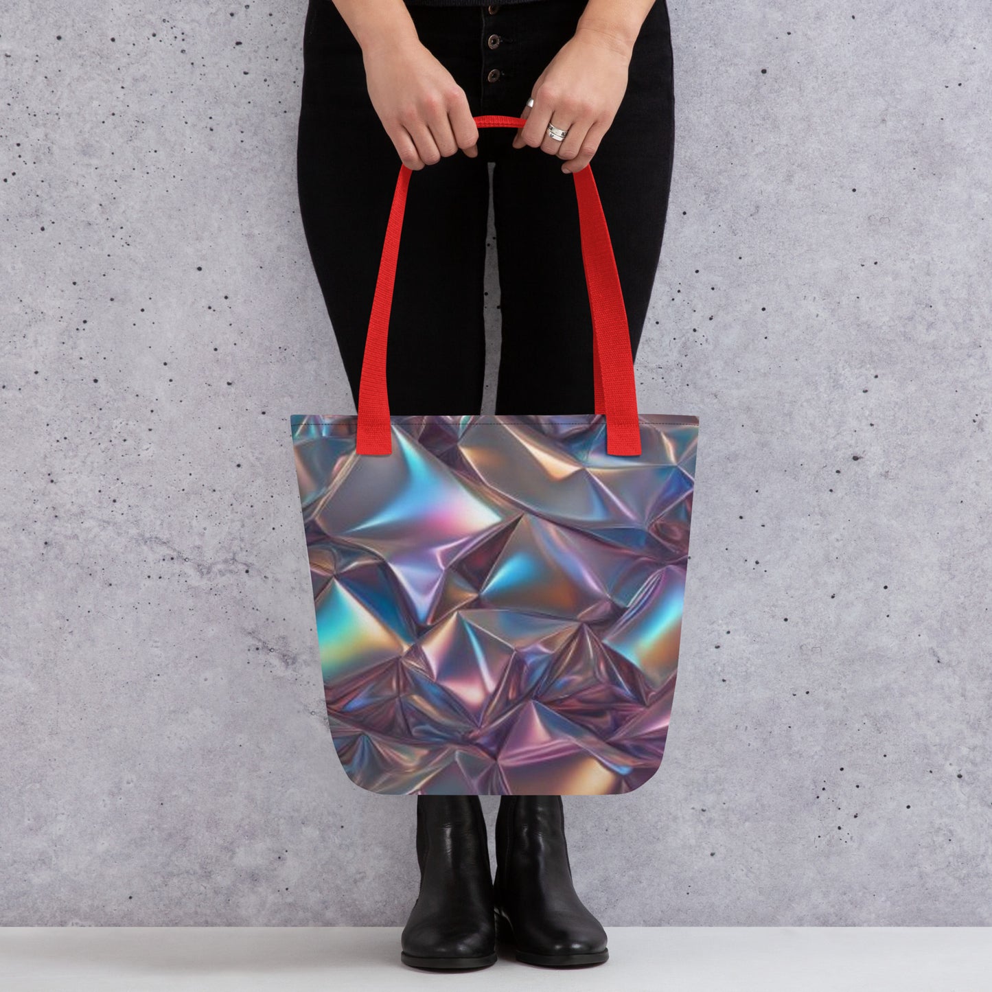Neon rhythms Tote bag