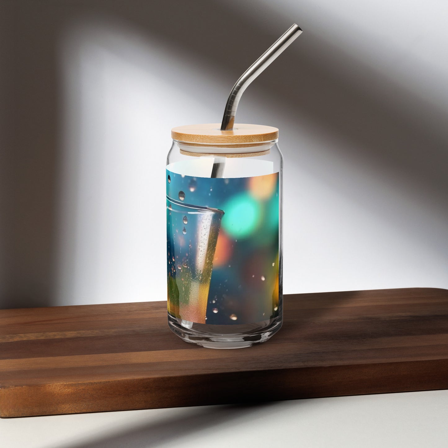 Can-shaped glass