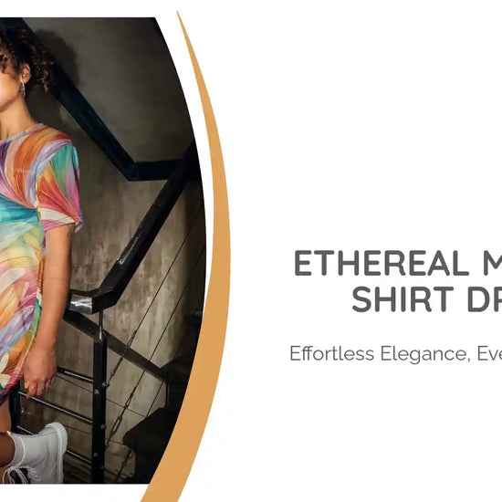 Ethereal Motif T-shirt dress by@Outfy